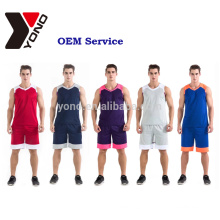 Basketball jersey uniform sets custom sublimation printing basketball uniform kits